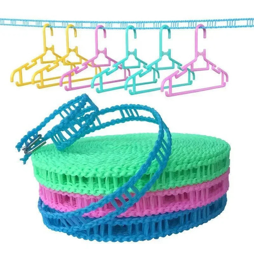 Portable windproof clothesline - portable,