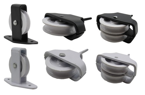 Single double line pulley - single,