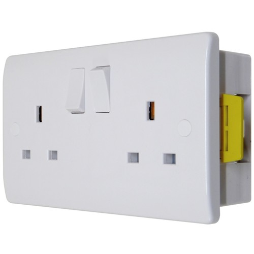 Double socket with 35mm dry - socket,
