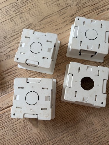 Single electric socket back