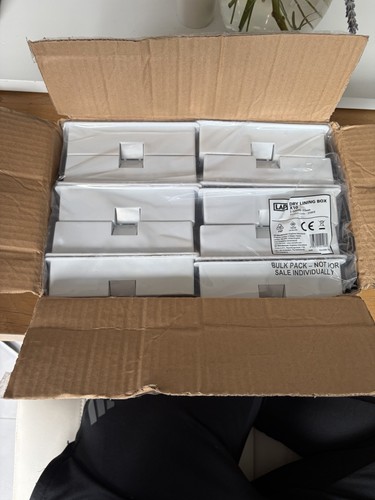 Dry lining box x10 2gang - box, 35mm