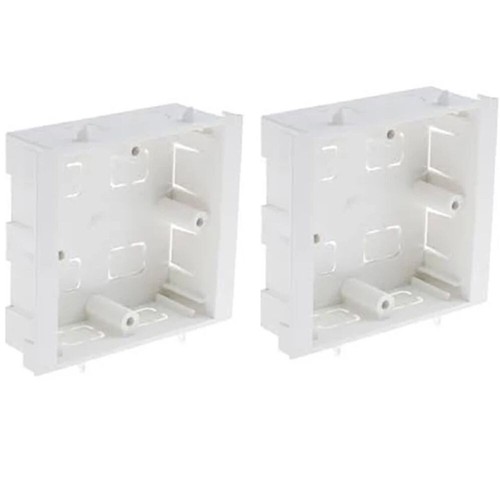 Single back box 25mm - back, deep