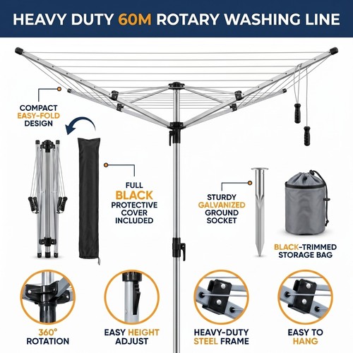 Heavy duty 60m rotary - duty,