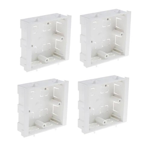 Pack single back box 25mm - 4,