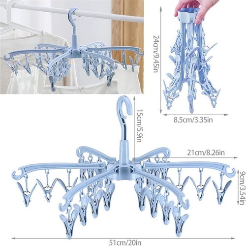24peg foldable sock dryer - foldable,