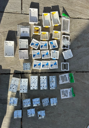 Electrical back boxes job lot - electrical,